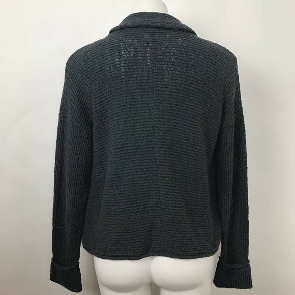 Madewell Open Front Cardigan Sweater Black Sz XXS - Picture 4 of 5